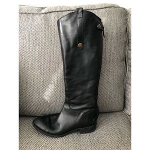Sam Edelman Black Leather Boots